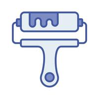 Premium flat icon of paint roller, customizable vector