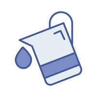 Paint bucket flat icon ready to use in web and mobile apps vector