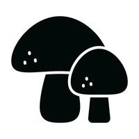 Premium icon of mushroom, healthy and organic food vector