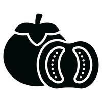 Well designed icon of tomatoes in modern style, healthy and organic food vector