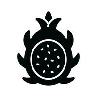 A vibrant burst of tropical elegance for your creative projects. Indulge in the allure of our Dragon Fruit Icon vector