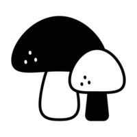 Premium icon of mushroom, healthy and organic food vector