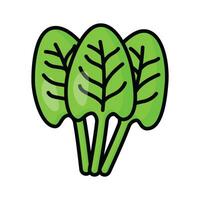 An Amazing icon of sorrel, bunch of sorrel leaves, trendy vector