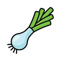 Leek vegetable vector design, ready to use in mobile apps, websites and all digital of printing platforms