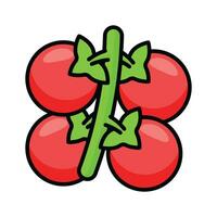 Cereza Tomates vector diseño en moderno diseño estilo, Listo a utilizar vector