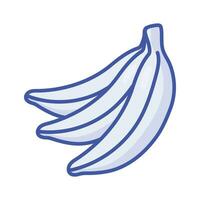 Healthy diet, amazing icon of bananas, ready to use vector