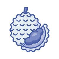 Durian fruit vector design, amazing icon design, asian fruit