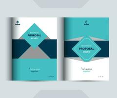 Corporate Business Proposal cover Design  Template Concepts Adept for Multipurpose Projects vector