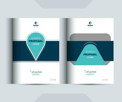 Corporate Business Proposal Cover Design Template Concepts adept for multipurpose Projects vector