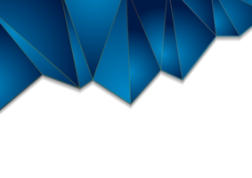 Abstract blue and bronze color polygonal background png