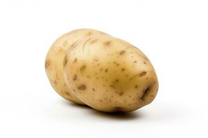 AI generated Potato isolated on white background. AI Generated photo