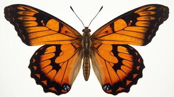 ai generado hiper realista ilustraciones de mariposa foto