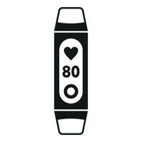 Data sport band icon simple vector. Device digital vector