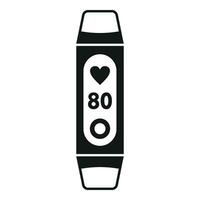 Data sport band icon simple vector. Device digital vector