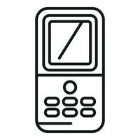 Industry laser meter icon outline vector. Land water deep vector