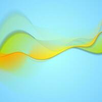 Abstract colorful smooth blurred waves background photo