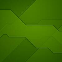 Abstract green tech geometric background photo