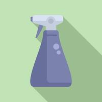 Spray bottle icon flat vector. Hand wash vector