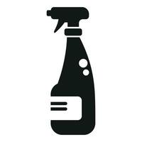 Clean can mist icon simple vector. Air nozzle safe vector