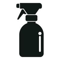 Gear water spray icon simple vector. Container can safe vector