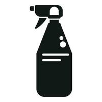 Haze sprayer icon simple vector. Water bottle mist vector