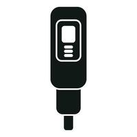 Ph meter probe icon simple vector. Soil test kit vector