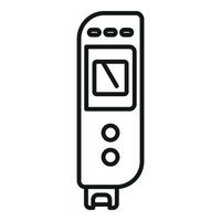 Laboratory ph meter icon outline vector. Soil measure kit vector