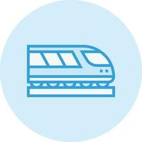 ilustración de diseño de icono de vector de tren