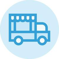 Food Truck Vector Icon Design Illustration