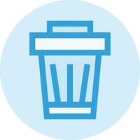 Bin Vector Icon Design Illustration
