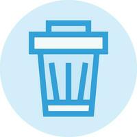 Bin Vector Icon Design Illustration