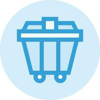 Dumpster Vector Icon Design Illustration