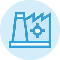 Factory Management Vector Icon Design Illustration