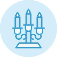 Candlestick Vector Icon Design Illustration