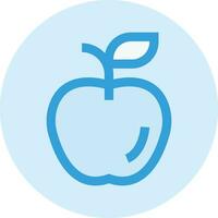 ilustración de diseño de icono de vector de manzana