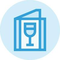 Menu card Vector Icon Design Illustration