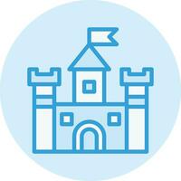 Castle Vector Icon Design Illustration