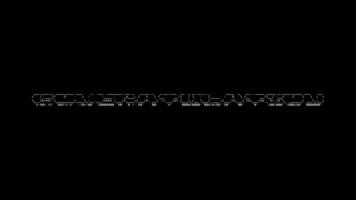 Congratulation ascii animation on black background. Ascii art code symbols with shining and glittering sparkles effect backdrop. Attractive attention promo. video