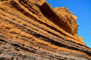 Rocks formation texture view photo