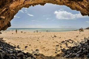 Scenic beach view photo