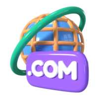 browser 3d illustration ikon png