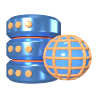 Database 3D Illustration Icon png