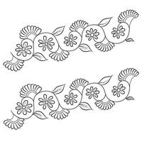 line art flower drawing, line art flower vector, line art flower design vector