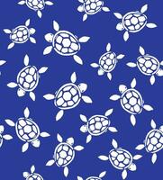 Turtles pattern illustration in vector. Art with stylized turtles in simple lines. Design for wallpapers, backgrounds, fabrics, etc. vector