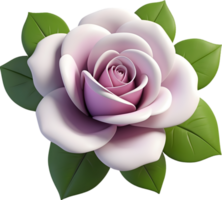 AI generated floral illustration free 3d, flower 3d png