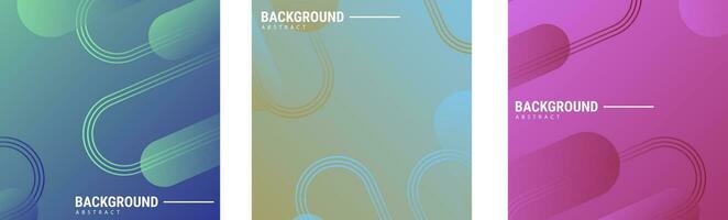 Minimal geometric background. Dynamic form composition. Eps10 Vector Illustration