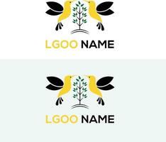 Bird logo design vector