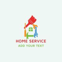 Home service logo design vector