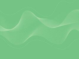 Abstract background templates waving lines circles with green color vector