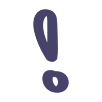 exclamation mark element png